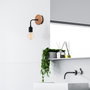 Opviq Dartini - MR - 735 Lámpara de pared industrial negra